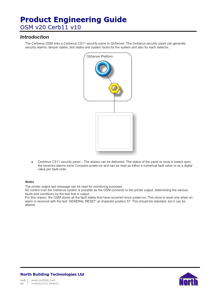 Preview thumbnail of page 1 of the Cerb11 Engineering Guide PDF document.